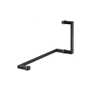 Tay nắm cửa Hafele 903.12.325 tim 450x550 đen mờ
