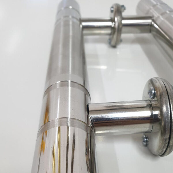 Tay nắm cửa cổng ø32 TN038.0400 Inox 201 dài 400mm - Hình ảnh 3