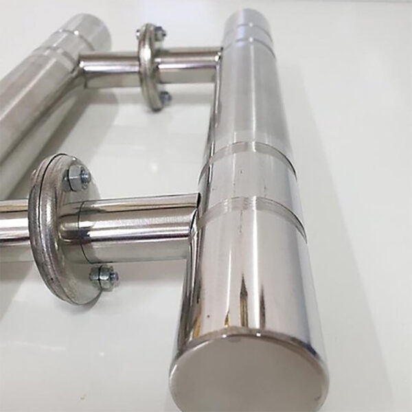 Tay nắm cửa cổng ø32 TN038.0400 Inox 201 dài 400mm - Hình ảnh 4