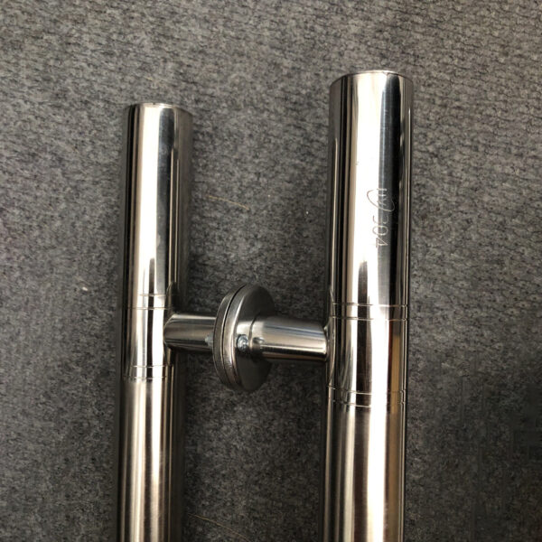 Tay nắm cửa cổng ø32 TN037.0400 Inox 304 dài 400mm - Hình ảnh 2