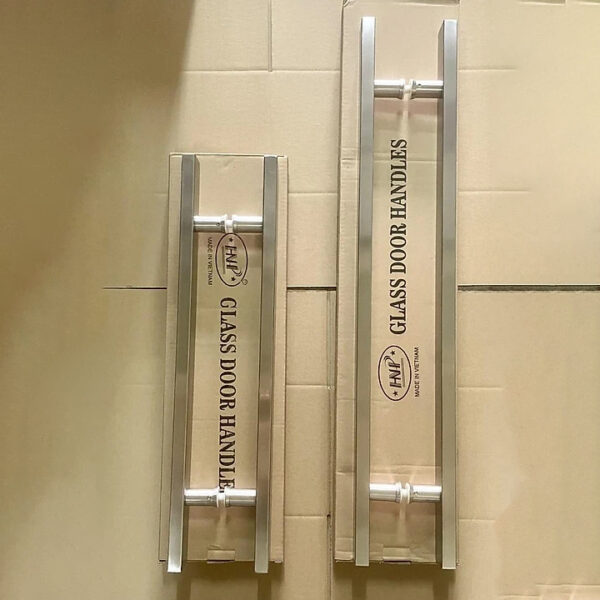 Tay nắm cửa vuông 20×40 TN032 Inox 304 bóng mờ