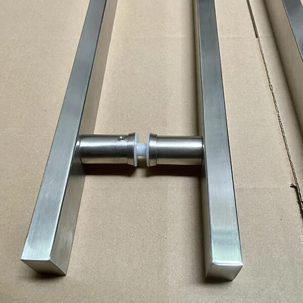 Tay nắm cửa vuông 20×40 TN032 Inox 304 bóng mờ