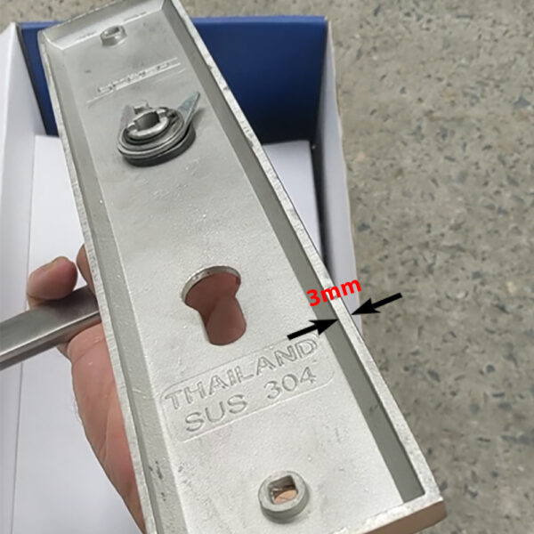 Khóa Slock Thái Lan SL03304 inox 304 đúc 3ly dài 300mm - Hình ảnh 2