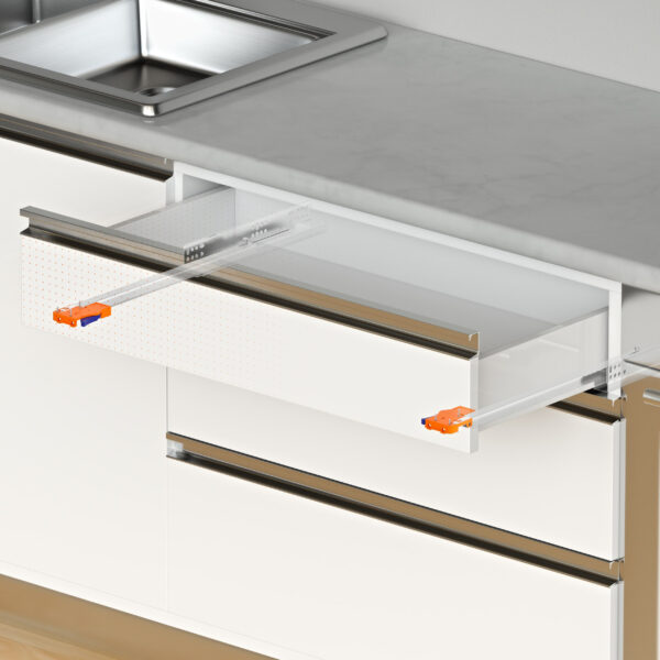 Ray hộc tủ 2 tầng giảm chấn IVAN 02182 - Hình ảnh 2
