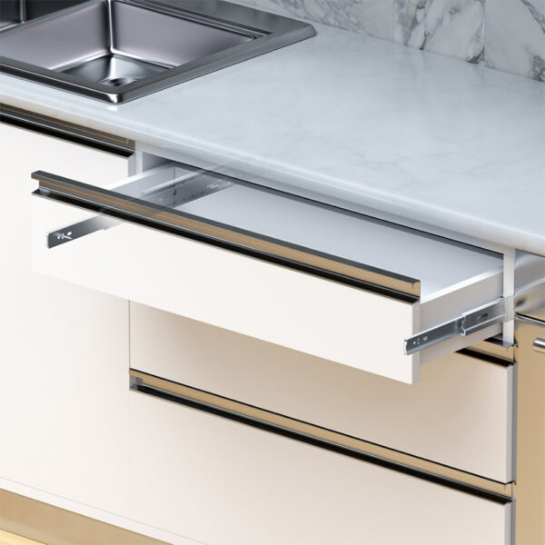 Ray hộc tủ 3 tầng giảm chấn IVAN 02453 - Hình ảnh 2