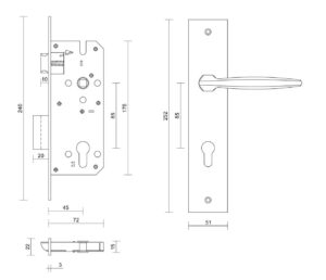 Thông số kỹ thuật Khóa cửa VICKINI 33015.001(1)
