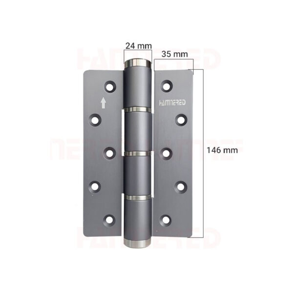 Bộ 3 bản lề lá thủy lực tự đóng HMR5180-3 - Hình ảnh 3