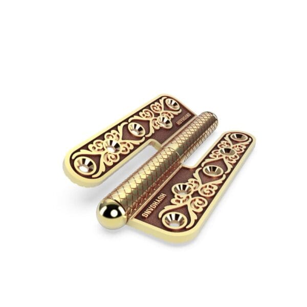 Bản lề cối Huy Hoàng BLCHC2905 đồng thau dài 140mm dày 5mm - Hình ảnh 2