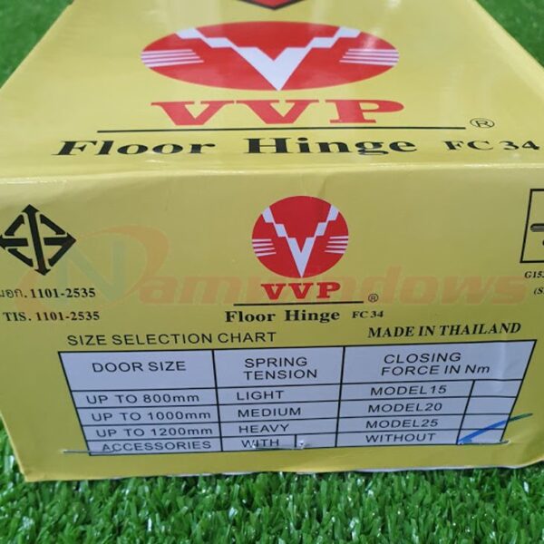 Bản lề sàn VVP FC34-25 150kg màu vàng - Hình ảnh 10