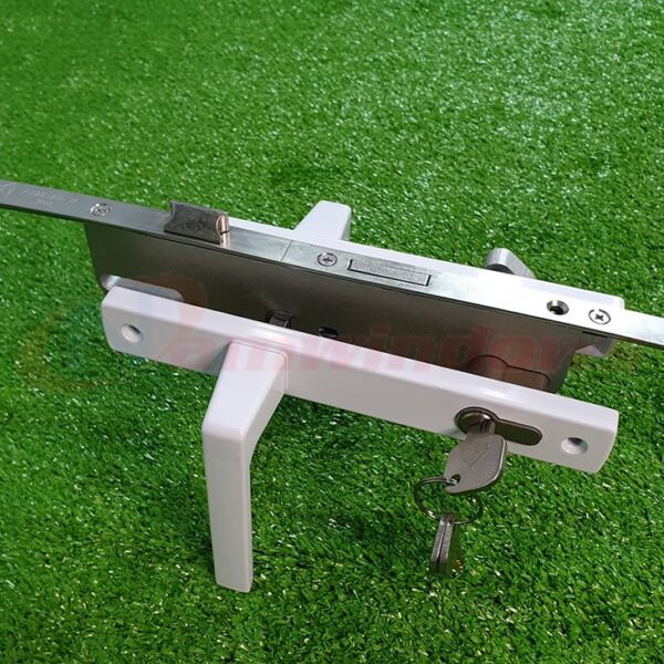 Bộ khóa cửa nhựa window đa điểm GQ LG10290 lẫy gà thân liền - Hình ảnh 2