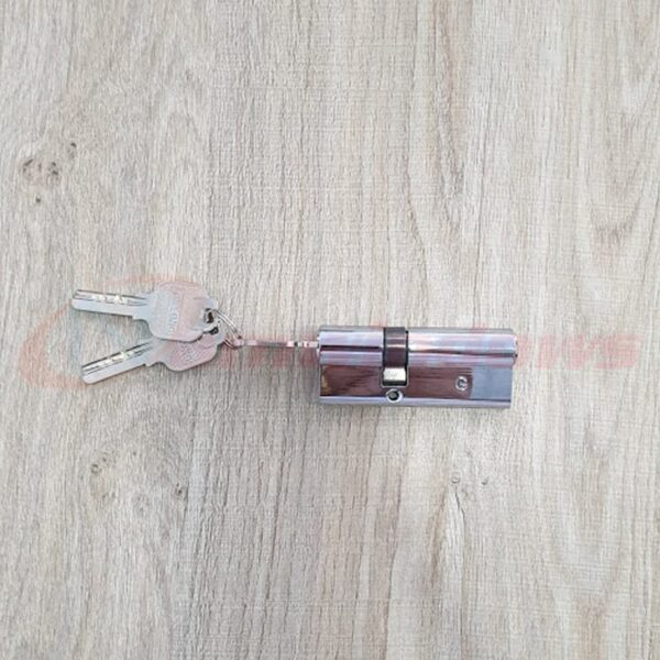 Lõi khóa 2 đầu chìa lệch tâm dài 80mm cho cửa nhôm Xingfa hệ 55