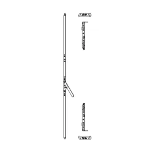 Chốt liền Clemone GQ ASSA ABLOY cửa đi, cửa sổ nhựa lõi thép