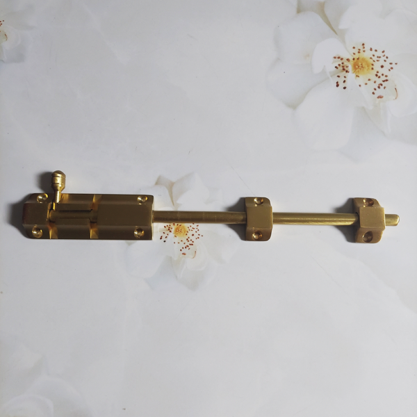 Chốt cửa đúc bằng đồng thau Ø10 dài 1T, 1T5, 2T, 3T, 4T, 5T, 6T, 8T - Ảnh 2