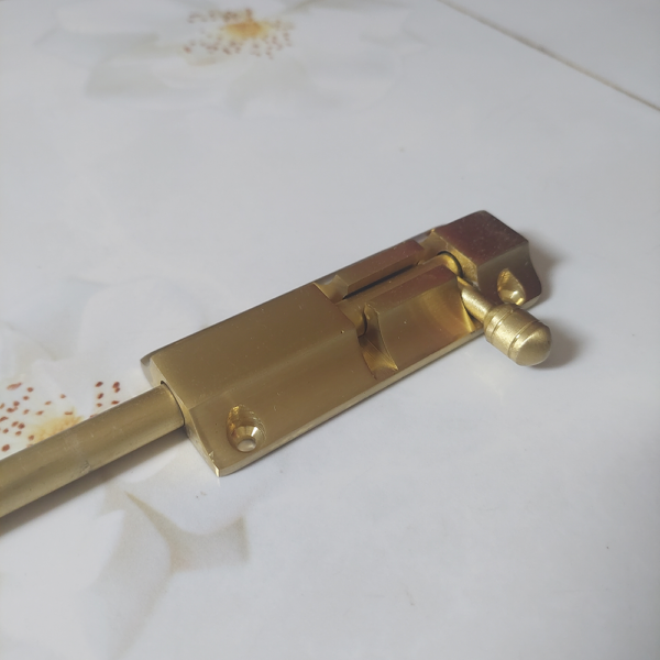 Chốt cửa đúc bằng đồng thau Ø10 dài 1T, 1T5, 2T, 3T, 4T, 5T, 6T, 8T - Ảnh 5
