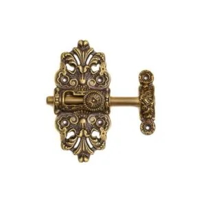 Chốt ngang cửa bằng đồng thau màu rêu dài 135mm