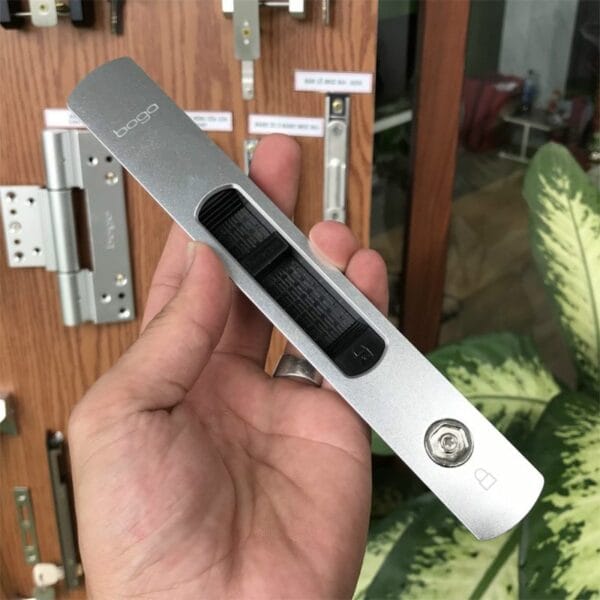 Chốt sập cửa lùa tự động có khóa BY-BQ120A Bogo - Hình ảnh 3