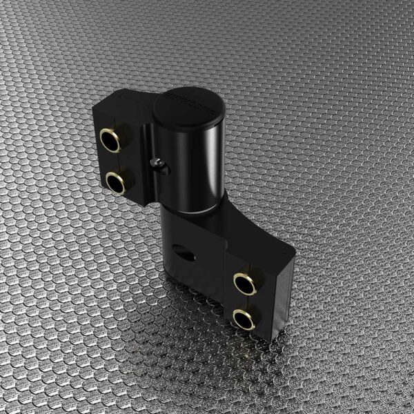 Bản lề 3D Khung - Cánh 63 Huy Hoàng màu đen - Hình ảnh 2