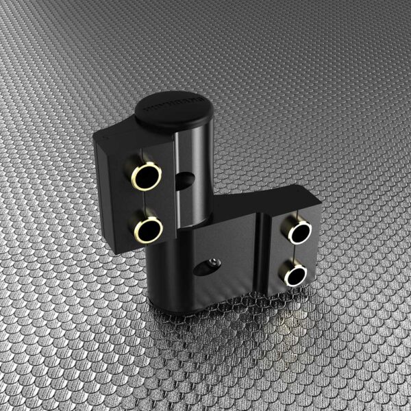 Bản lề 3D Khung - Cánh 63 Huy Hoàng màu đen - Hình ảnh 3
