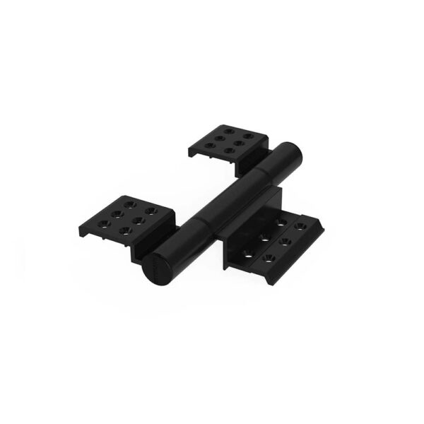 Bản lề 4D cánh - cánh Xingfa Huy Hoàng màu đen