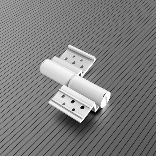 Bản lề 2D Vát Cạnh hệ 55 Huy Hoàng màu trắng - Hình ảnh 3