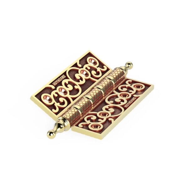 Bản lề lá Huy Hoàng BLLHCP04 đồng thau 100x76x4.5mm - Hình ảnh 2