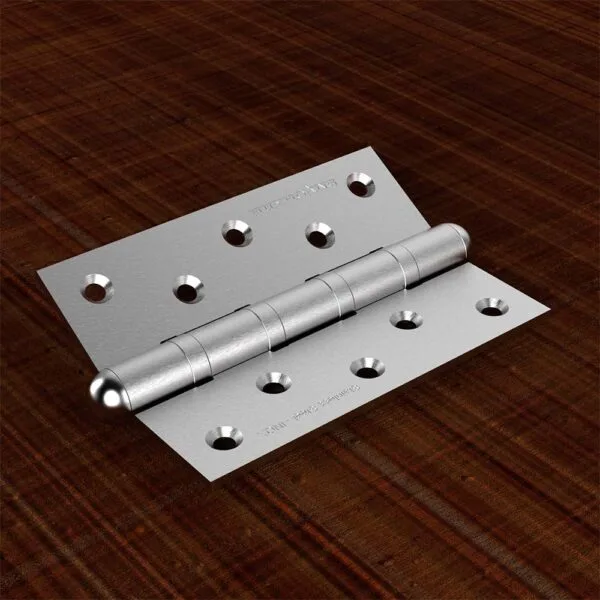 Bản lề lá Huy Hoàng BLLSS04 inox Posco 126x77x3mm - Hình ảnh 4
