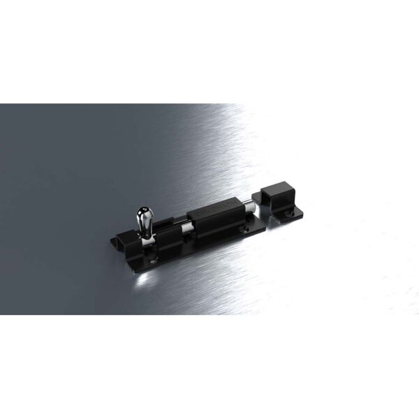 Chốt cửa đen Huy Hoàng CC01-SDE thép dài 100mm - Hình ảnh 3