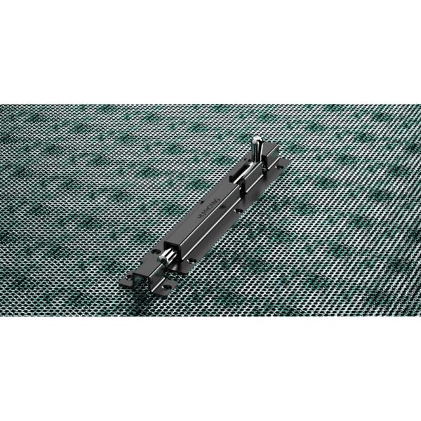 Chốt cửa đen Huy Hoàng CC02-SDE thép dài 200mm - Hình ảnh 2