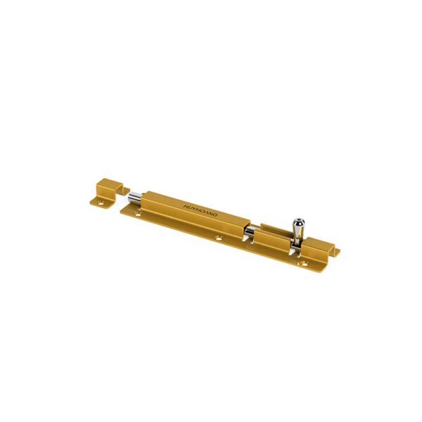Chốt cửa vàng Huy Hoàng CC02-ZVA thép dài 200mm