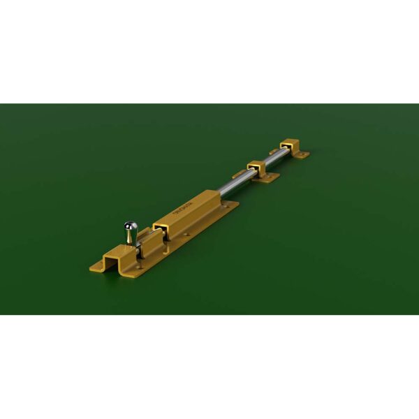 Chốt cửa vàng Huy Hoàng CC04-ZVA thép dài 400mm - Hình ảnh 2
