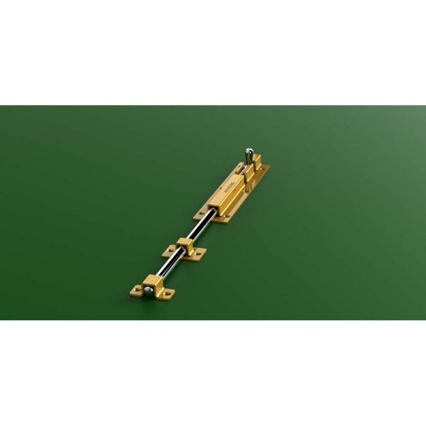 Chốt cửa vàng Huy Hoàng CC04-ZVA thép dài 400mm - Hình ảnh 3