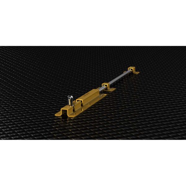 Chốt cửa vàng Huy Hoàng CC05-ZVA thép dài 500mm - Hình ảnh 3