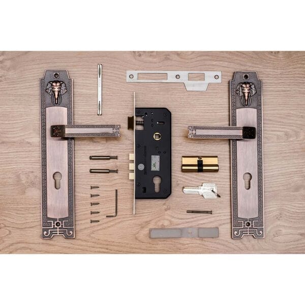 Bộ khóa tay nắm hợp kim EX 8528 Đại dài 330 - Ảnh 5