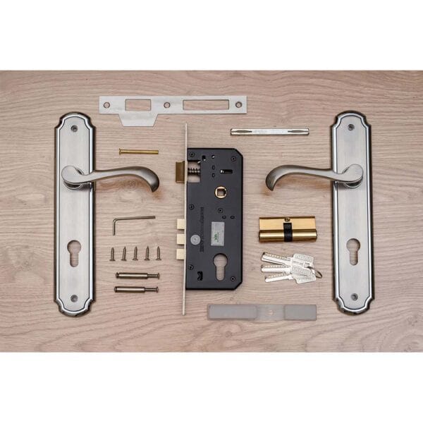 Bộ khóa tay nắm hợp kim EX 8535 VĐ dài 260 - Hình ảnh 5