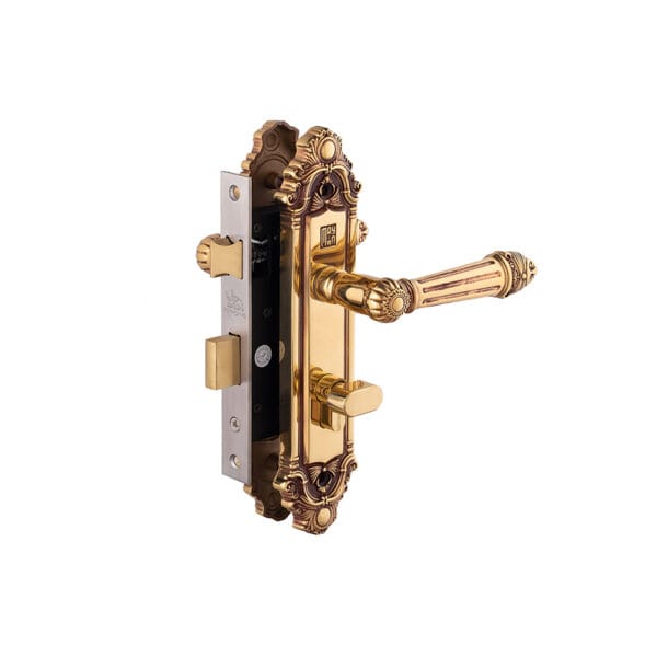 Bộ khóa tay nắm đồng thau HC 5826 dài 224 - Hình ảnh 4