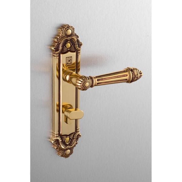 Bộ khóa tay nắm đồng thau HC 5826 dài 224 - Hình ảnh 5