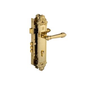 Bộ khóa tay nắm đồng thau HC 8526 PVD Gold dài 303