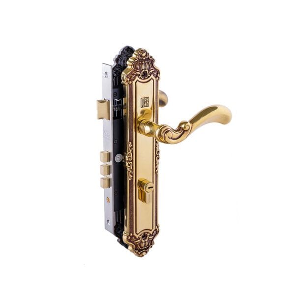 Bộ khóa tay nắm đồng thau HC 8529 dài 303 - Hình ảnh 4