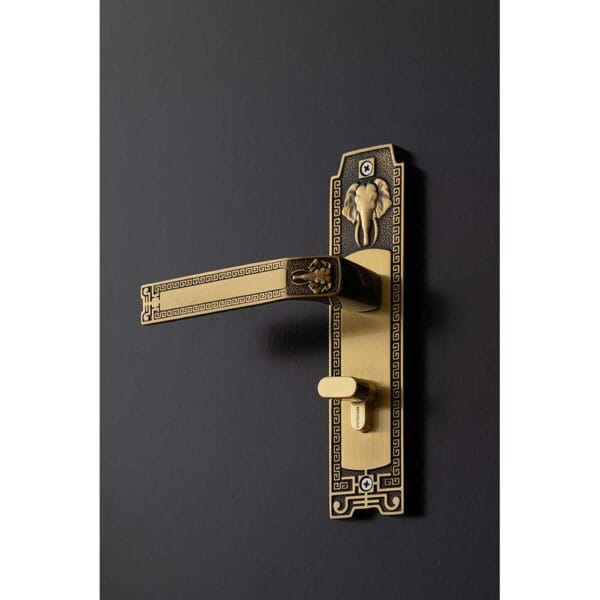 Bộ khóa tay nắm đồng thau HCR 5828 dài 213 - Hình ảnh 6