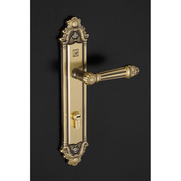 Bộ khóa tay nắm đồng thau HCR 8526 dài 303 - Hình ảnh 5