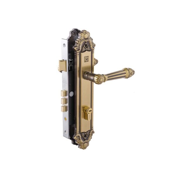 Bộ khóa tay nắm đồng thau HCR 8526 dài 303 - Hình ảnh 4