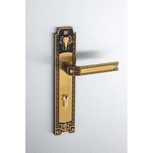 Bộ khóa tay nắm đồng thau HCR 8528 dài 286 - Hình ảnh 2