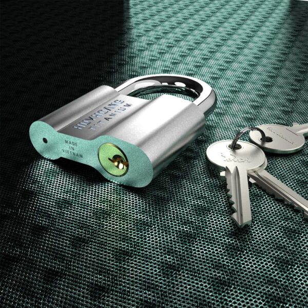 Khóa treo chìa Titanium 8 Huy Hoàng - Hình ảnh 3