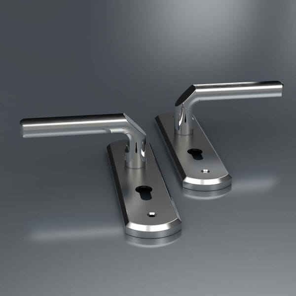 Bộ khóa tay nắm Inox SS 5833 dài 200 - Ảnh 4