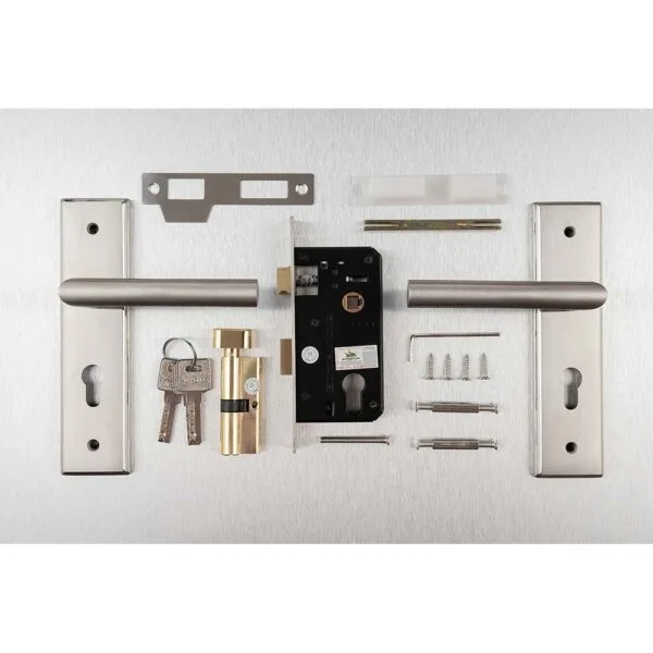 Bộ khóa tay nắm Inox SS 5834 dài 200 - Ảnh 5