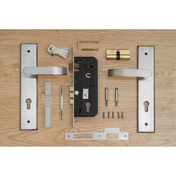 Bộ khóa tay nắm Inox SS 8510 dài 260 - Hình ảnh 5