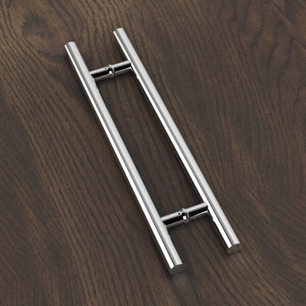 Tay nắm Inox cửa bản lề sàn Huy Hoàng - Hình ảnh 2