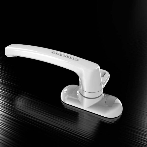 Tay nắm cài hệ vát cạnh AP02 Huy Hoàng màu trắng - Hình ảnh 3