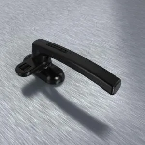 Tay nắm cài đơn điểm AP02 Huy Hoàng màu đen