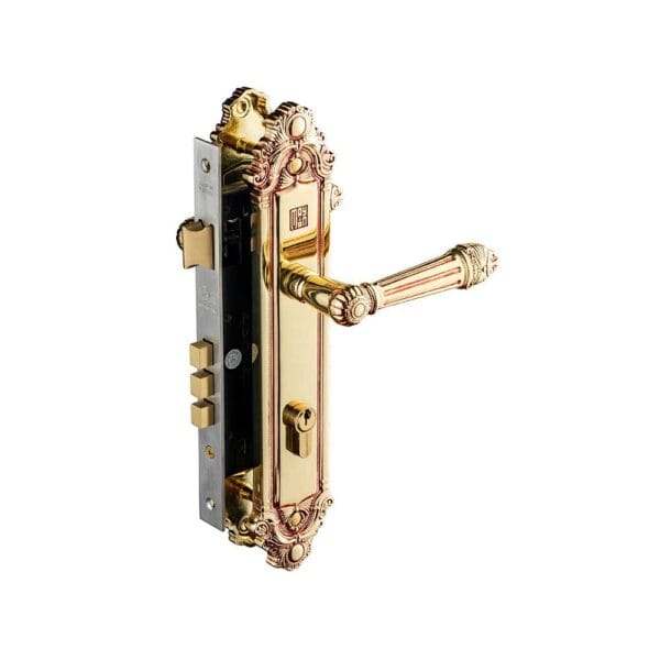 Bộ khóa tay nắm đồng thau HC 8526 dài 303 - Hình ảnh 4